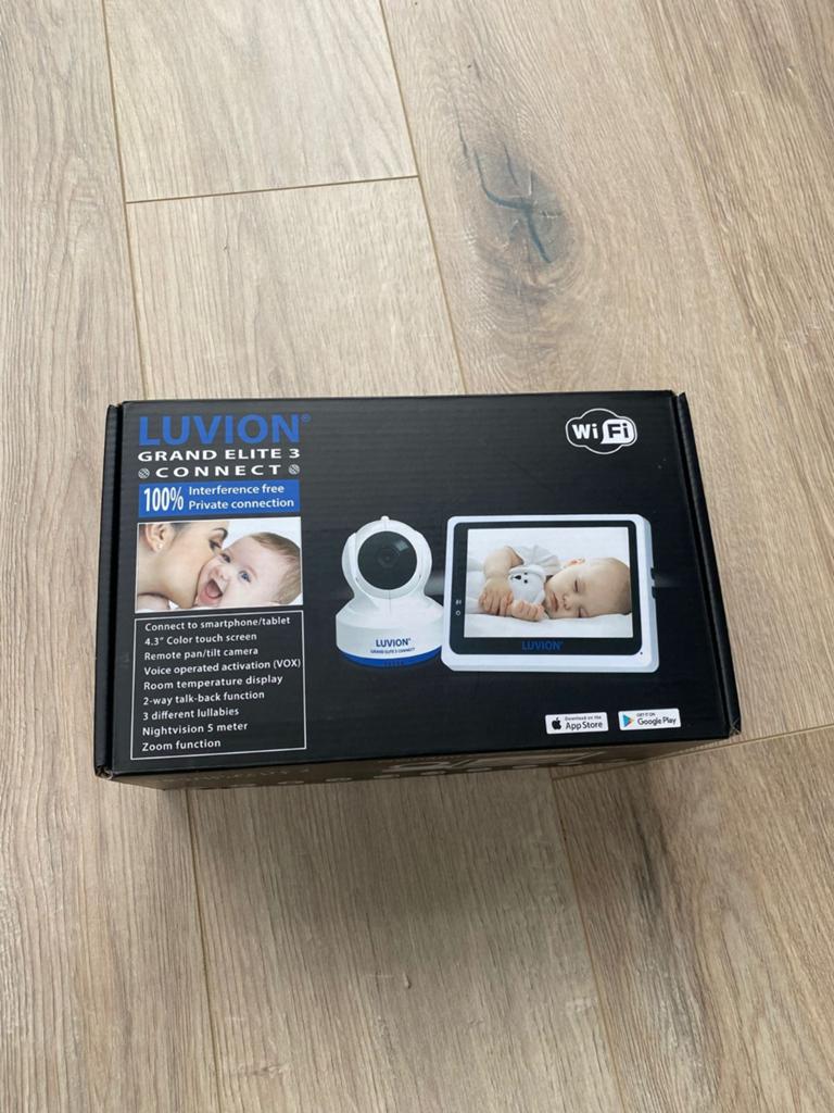 Luvion Grand Elite 3 Connect Babyfoon met Camera, Ophalen of Verzenden, Zo goed als nieuw, 250 meter of meer, Camera