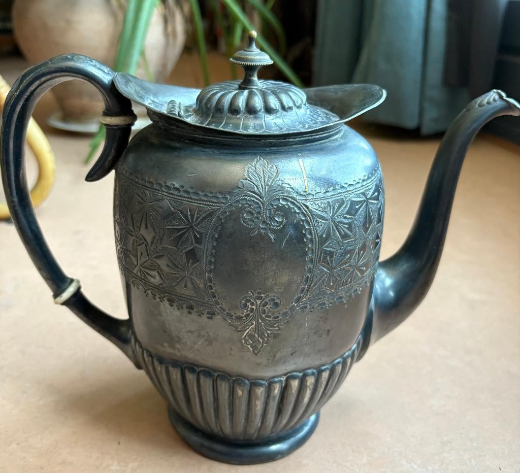 Antieke Victoriaanse theepot, Antiek en Kunst, Ophalen of Verzenden