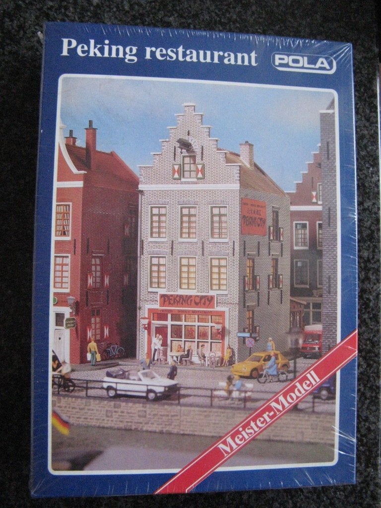 POLA HO 748: bouwpakket grachtenpand Chinees restaurant, Wisselstroom, Ophalen of Verzenden, Märklin, Nieuw