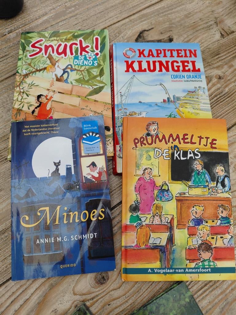Kinderboeken: Snurk!, Minoes, Kapitein Klungel, Prummeltje, Boeken, Ophalen of Verzenden, Gelezen, Diverse auteurs, Fictie algemeen
