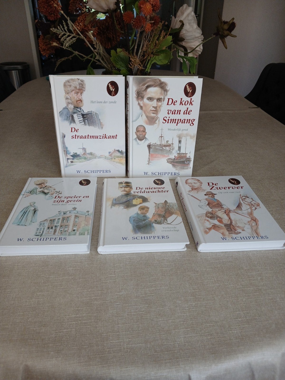 Boeken W. Schippers - Complete set van 5 titels, Ophalen of Verzenden, Zo goed als nieuw, W. Schippers