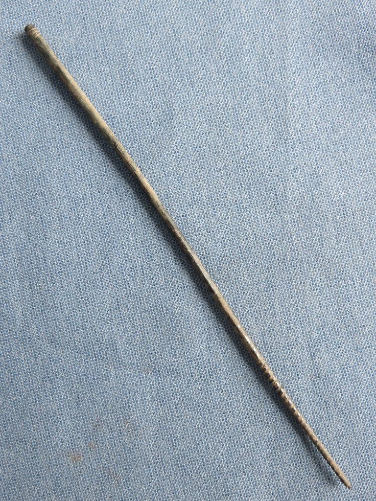 Middeleeuwen . Merovingische haarnaald  . 6e  - 8e eeuw, Antiek en Kunst, Antiek | Koper en Brons, Ophalen of Verzenden