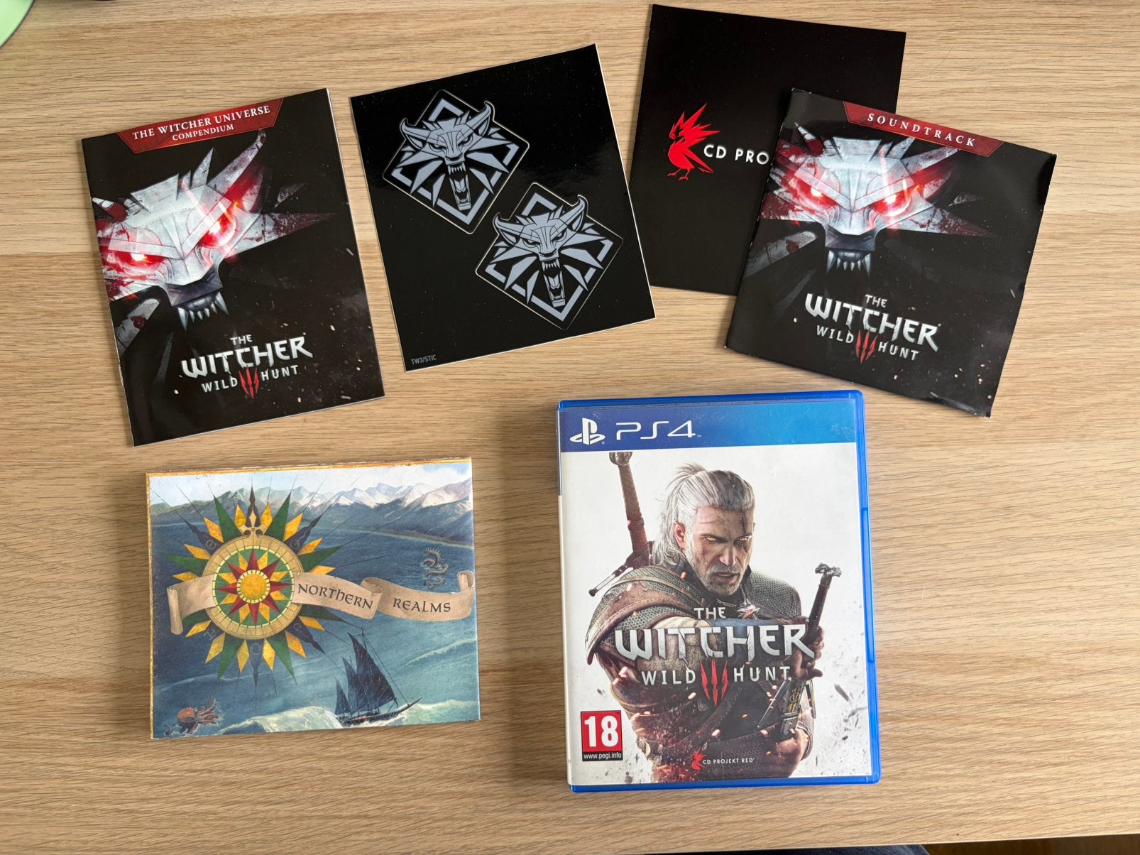 The witcher 3 + extras, Ophalen of Verzenden, Zo goed als nieuw