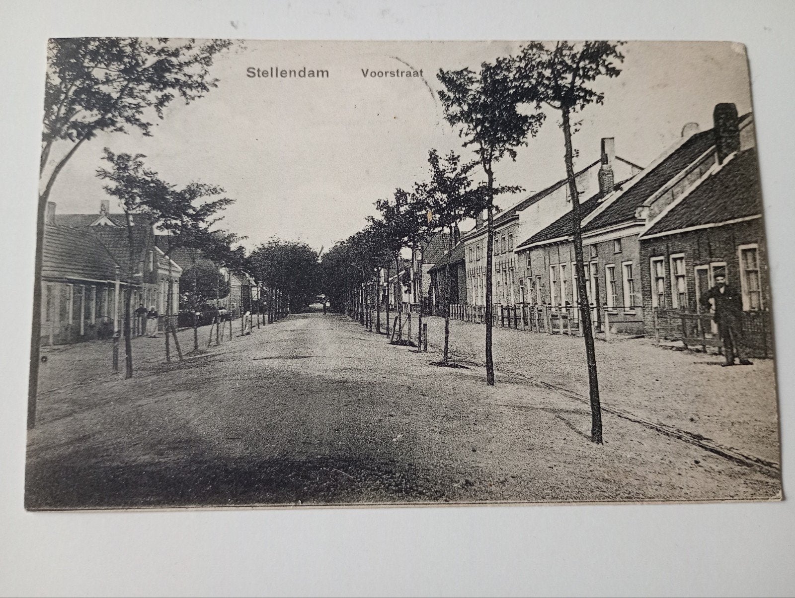 Stellendam Voorstraat 1908, Ophalen of Verzenden, Voor 1920, Gelopen, Zuid-Holland