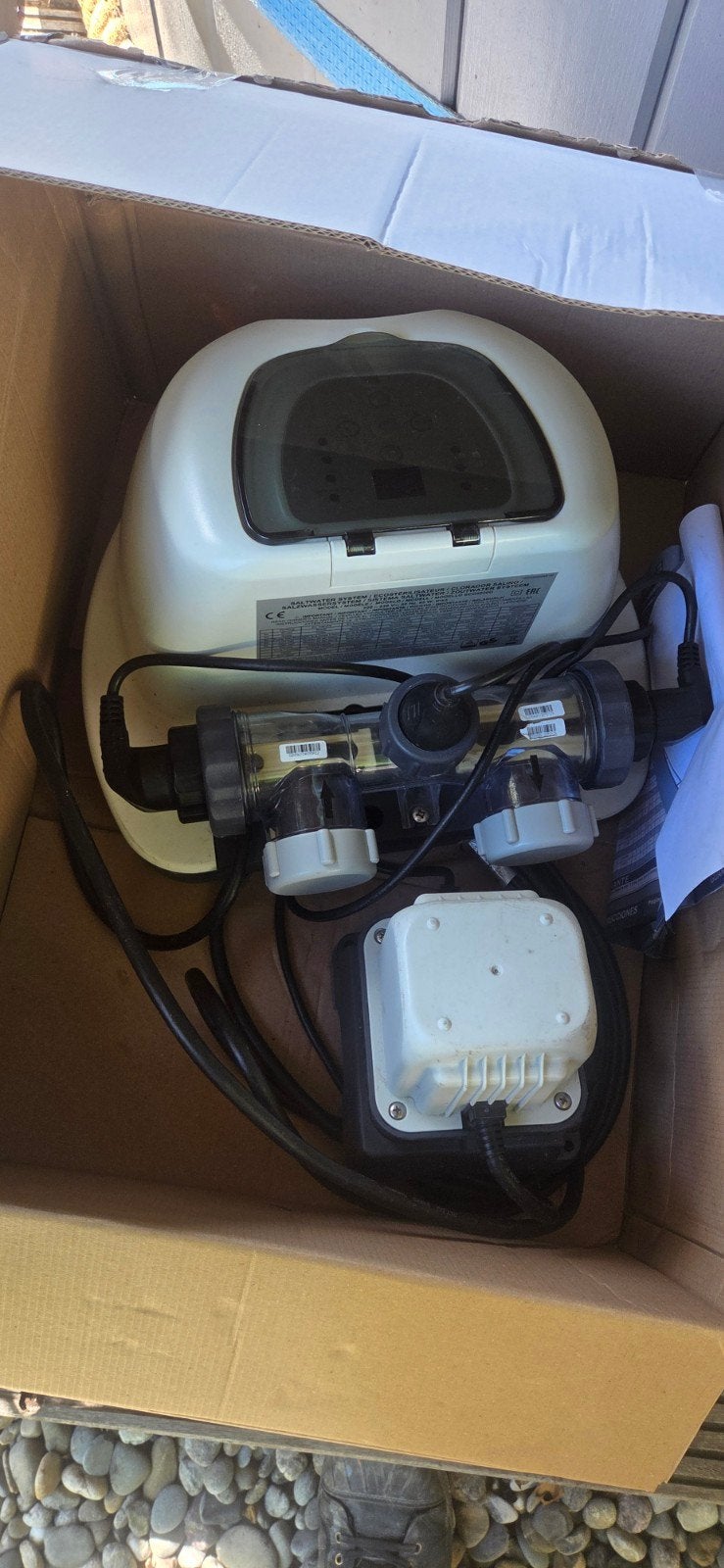 intex zout water systeem, Ophalen of Verzenden, Gebruikt, Reinigingsmiddel