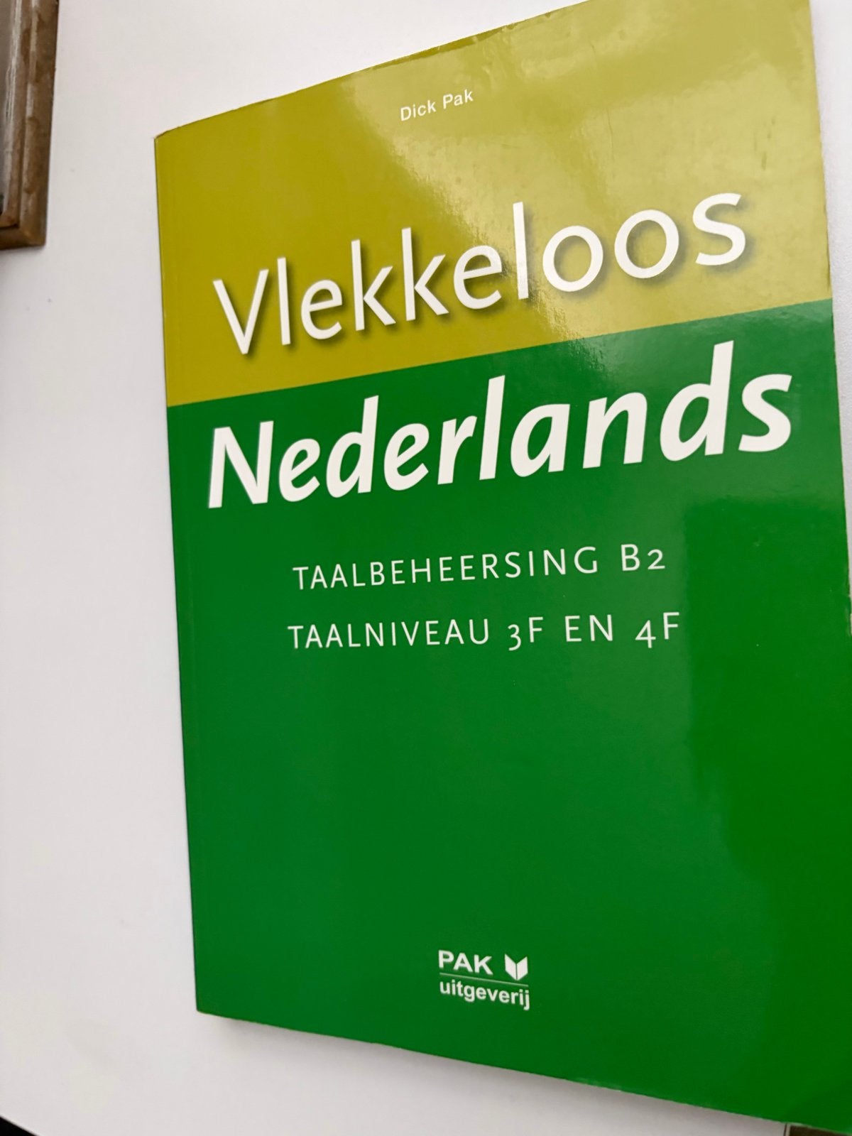 Vlekkeloos Nederlands: Taalbeheersing B2, TaalNiveau 3F en 4, Boeken, Studieboeken en Cursussen, Ophalen of Verzenden, Alpha, Zo goed als nieuw