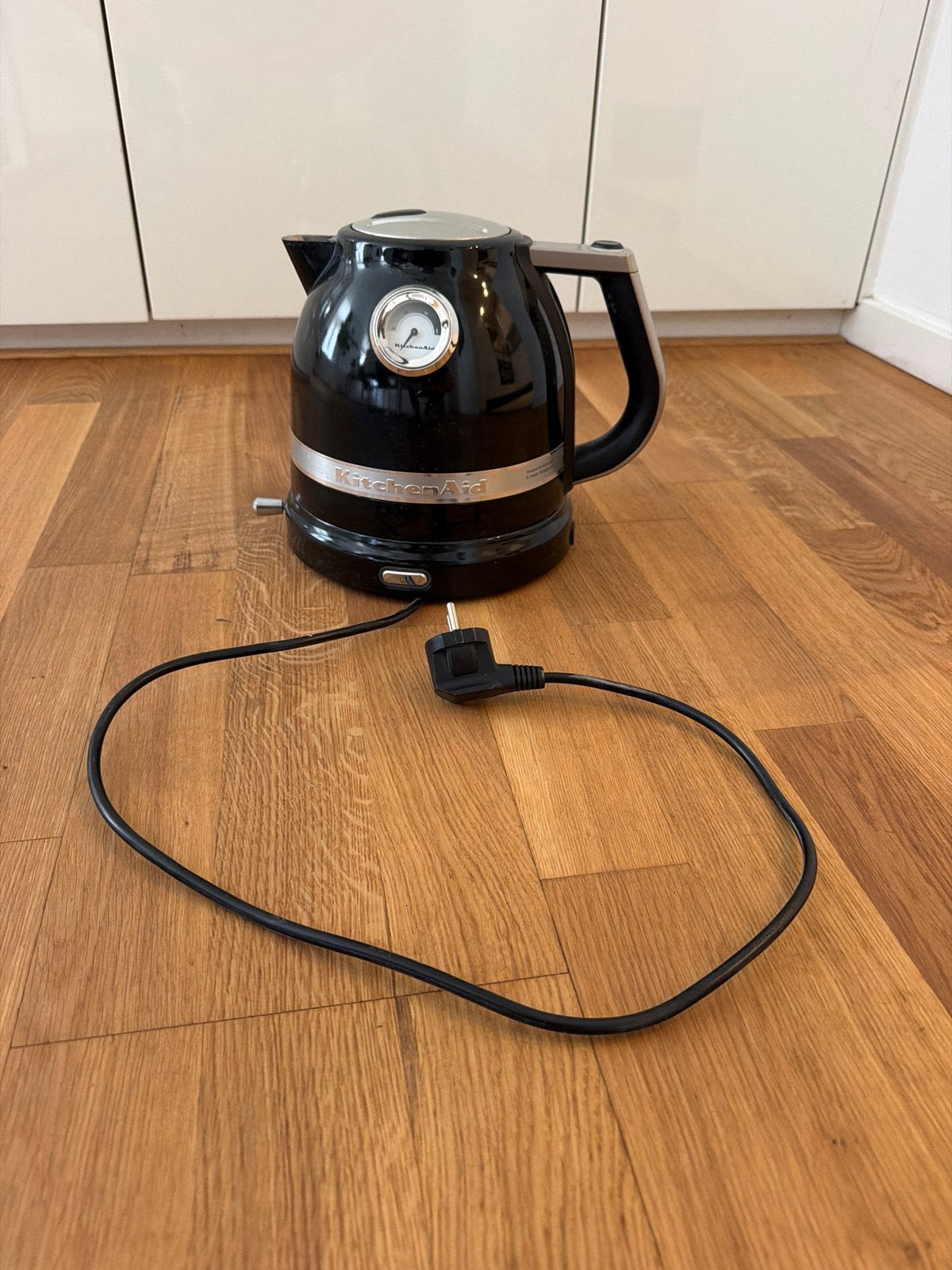 KitchenAid Artisan Waterkoker Zwart - Goede Staat, 1 tot 2 liter, Ophalen, Gebruikt