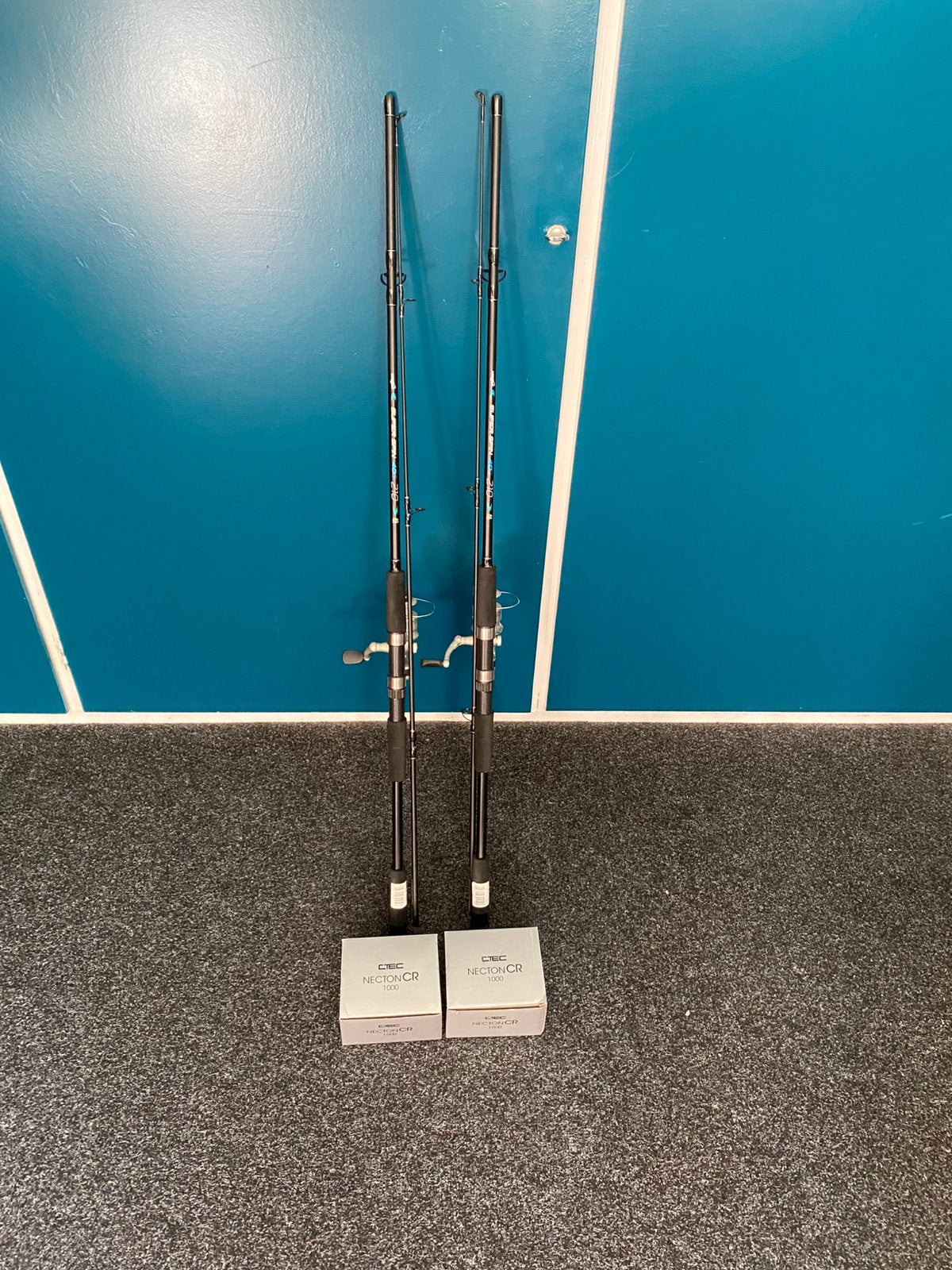 SALE 2x Complete snoekvis set prijs incl draad, Nieuw, S, H, Complete set