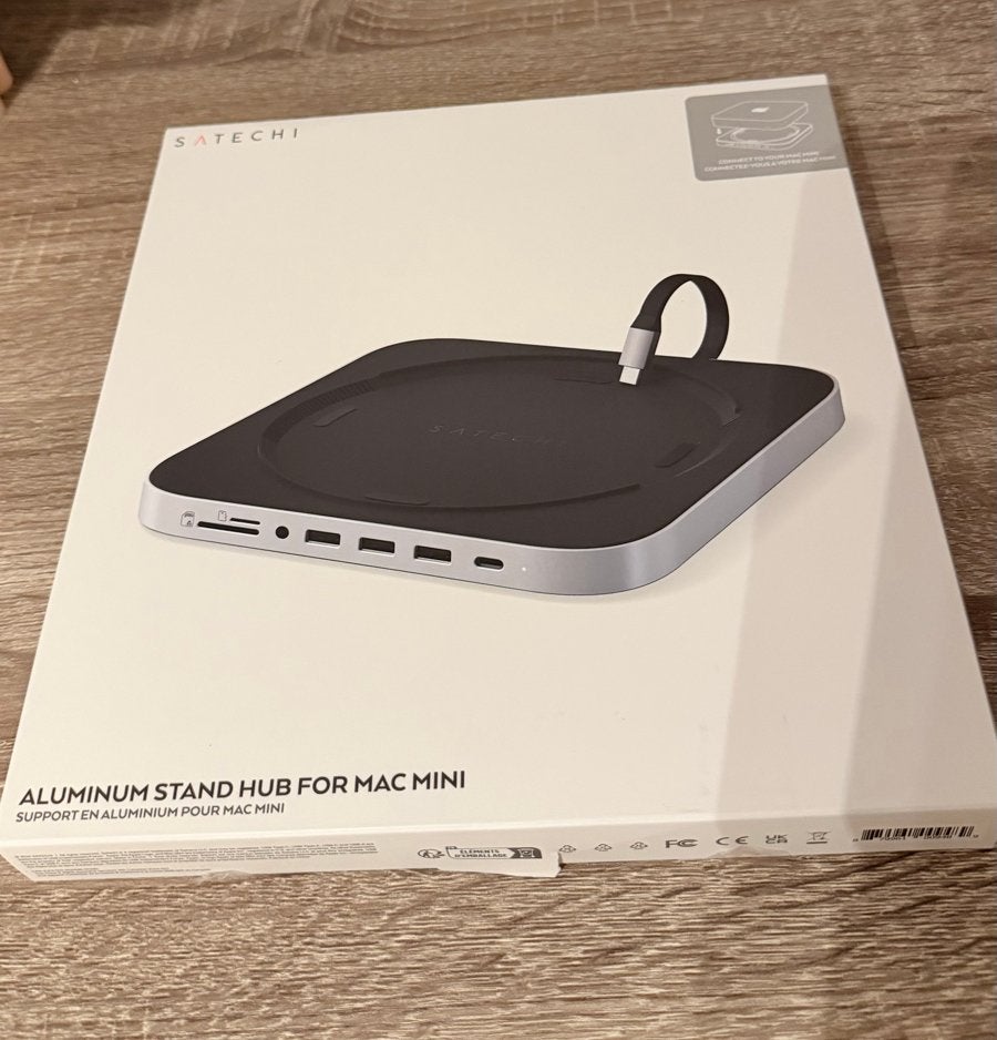 Satechi Aluminium Stand Hub voor Mac Mini - Silver, Ophalen, Nieuw