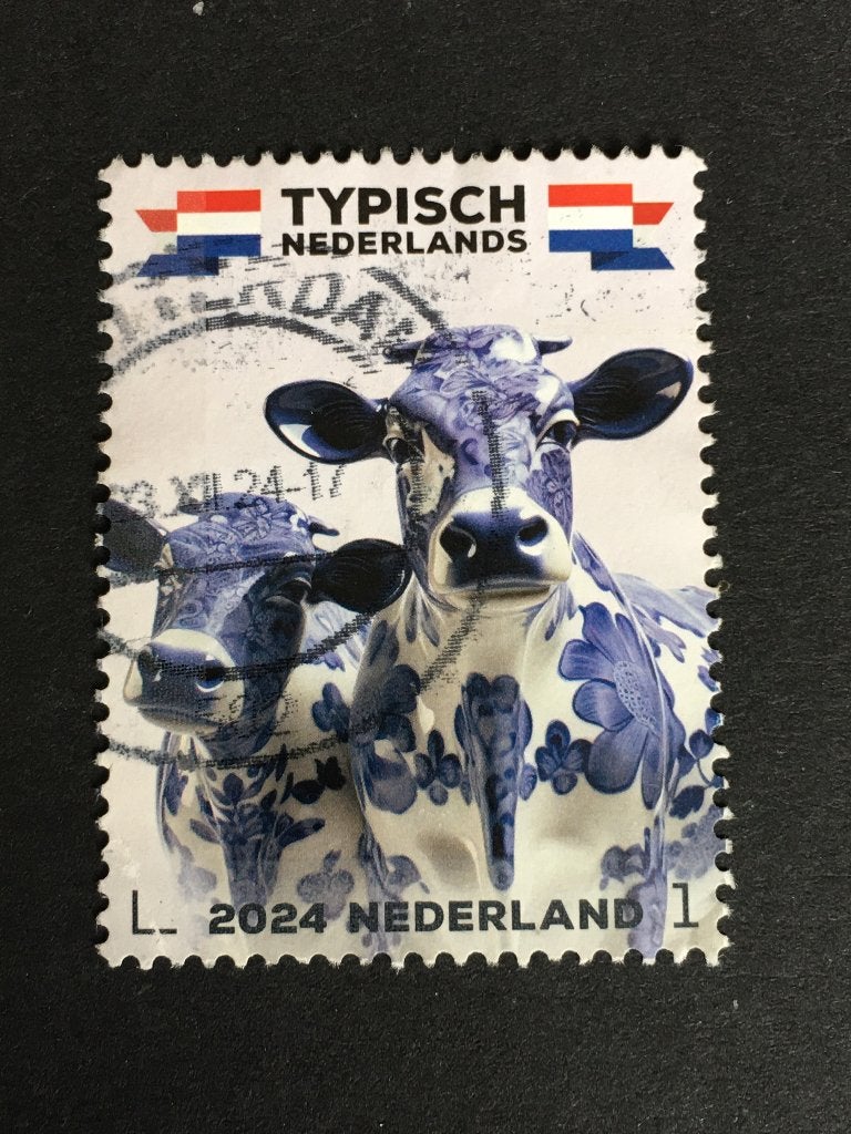 2650 Nederland 2024 Typisch koeien - gestempeld, Ophalen of Verzenden, Na 1940, Gestempeld