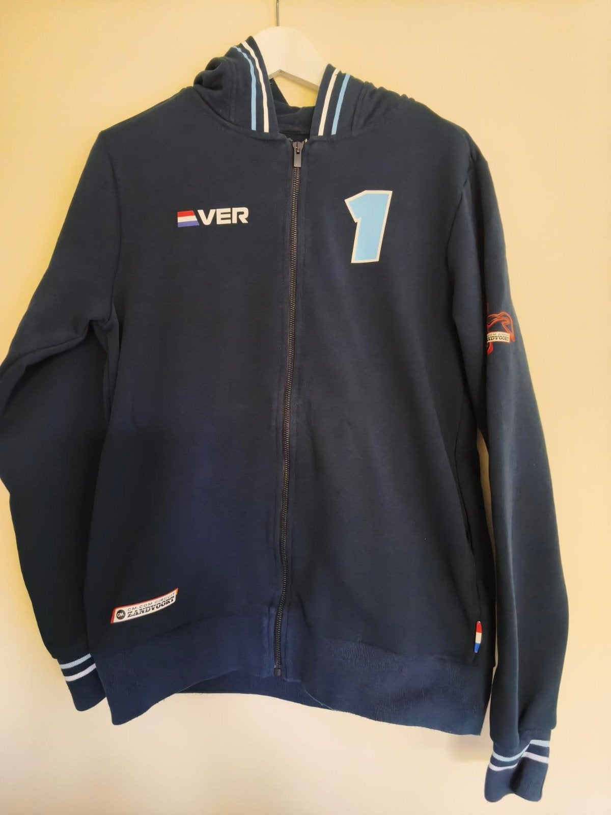 Blauw vest Max Verstappen (circuit Zandvoort 2022 F1) maat M, Ophalen of Verzenden, Zo goed als nieuw, Formule 1