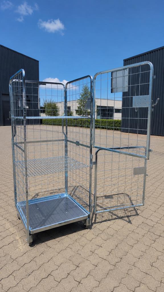 3-Heks rolcontainer nestbaar, Ophalen, Zo goed als nieuw