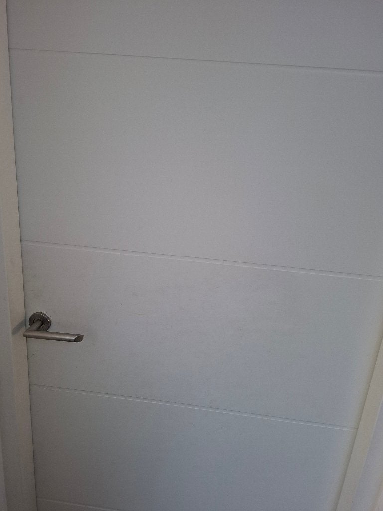 Binnendeur met lijnen wit (93x209), Ophalen, Gebruikt, 80 tot 100 cm, Binnendeur