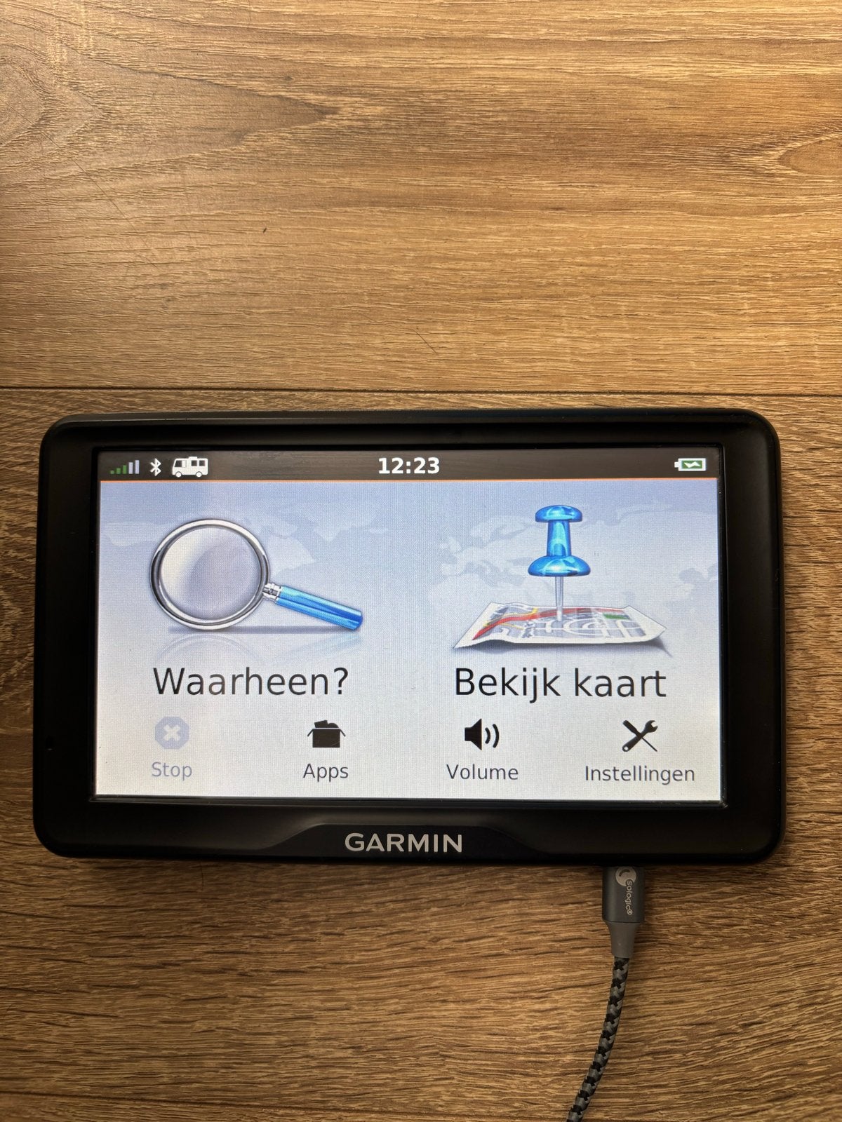 Garmin Camper 760LM navigatie compleet, Ophalen of Verzenden, Gebruikt