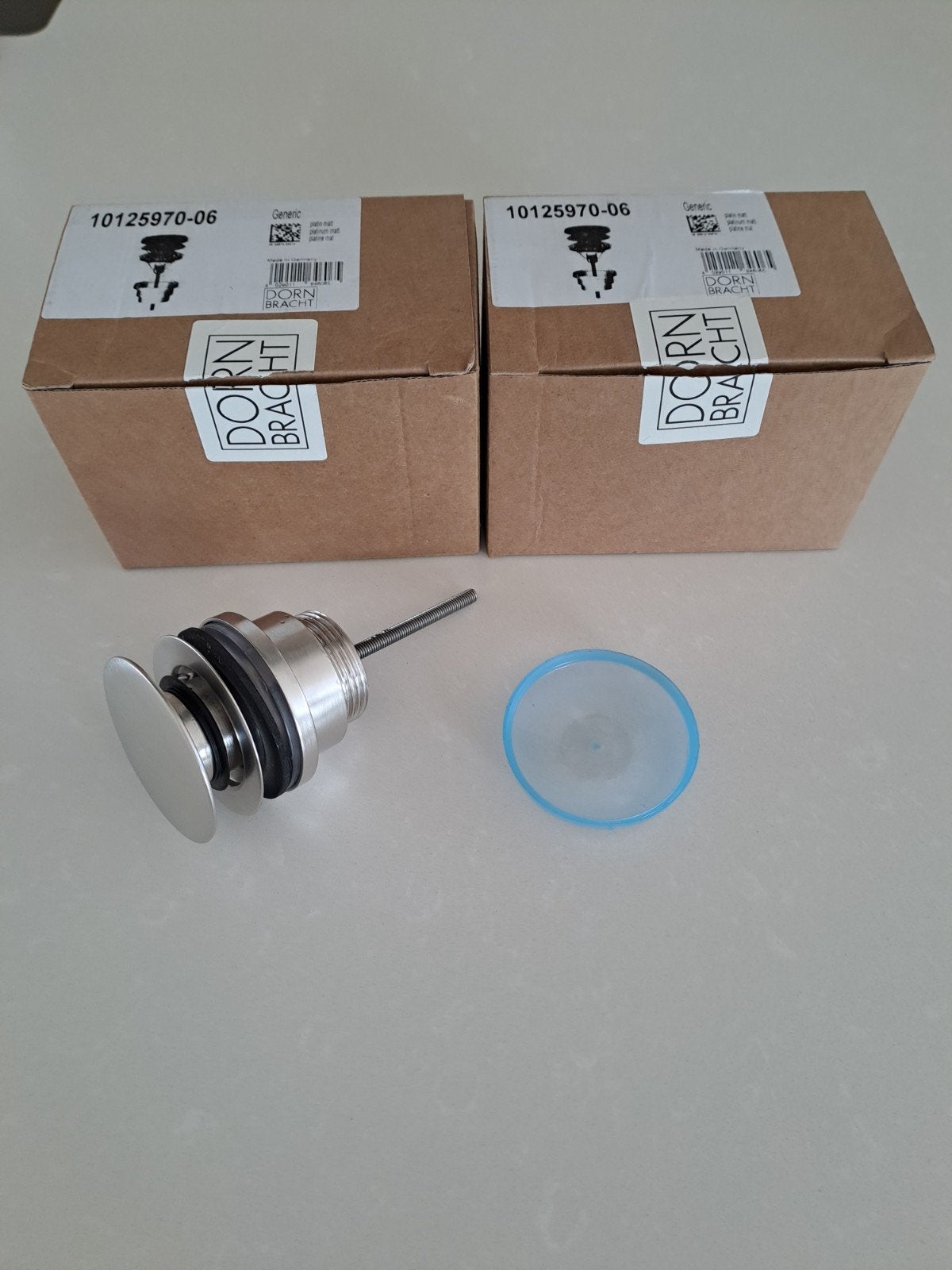Dornbracht afvoerplug 10125970-06, nieuw in doos, Ophalen of Verzenden, Nieuw, Rvs, Overige typen