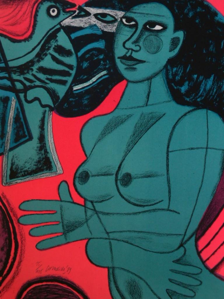 Corneille litho, Antiek en Kunst, Kunst | Litho's en Zeefdrukken, Ophalen