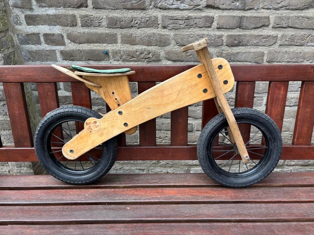 Houten loopfiets dip dap, Ophalen of Verzenden, Gebruikt, Loopfiets
