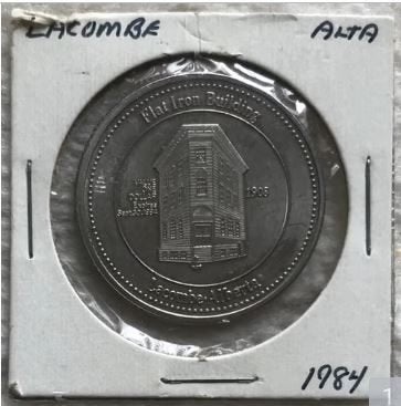 Canada - Alberta 1984 - Lacombe Trade Dollar, Ophalen of Verzenden, Noord-Amerika, Losse munt
