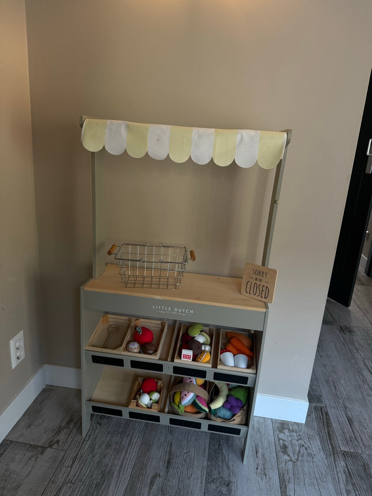Little Dutch Marktkraam met accessoires, Kinderen en Baby's, Ophalen, Zo goed als nieuw, Jongen of Meisje