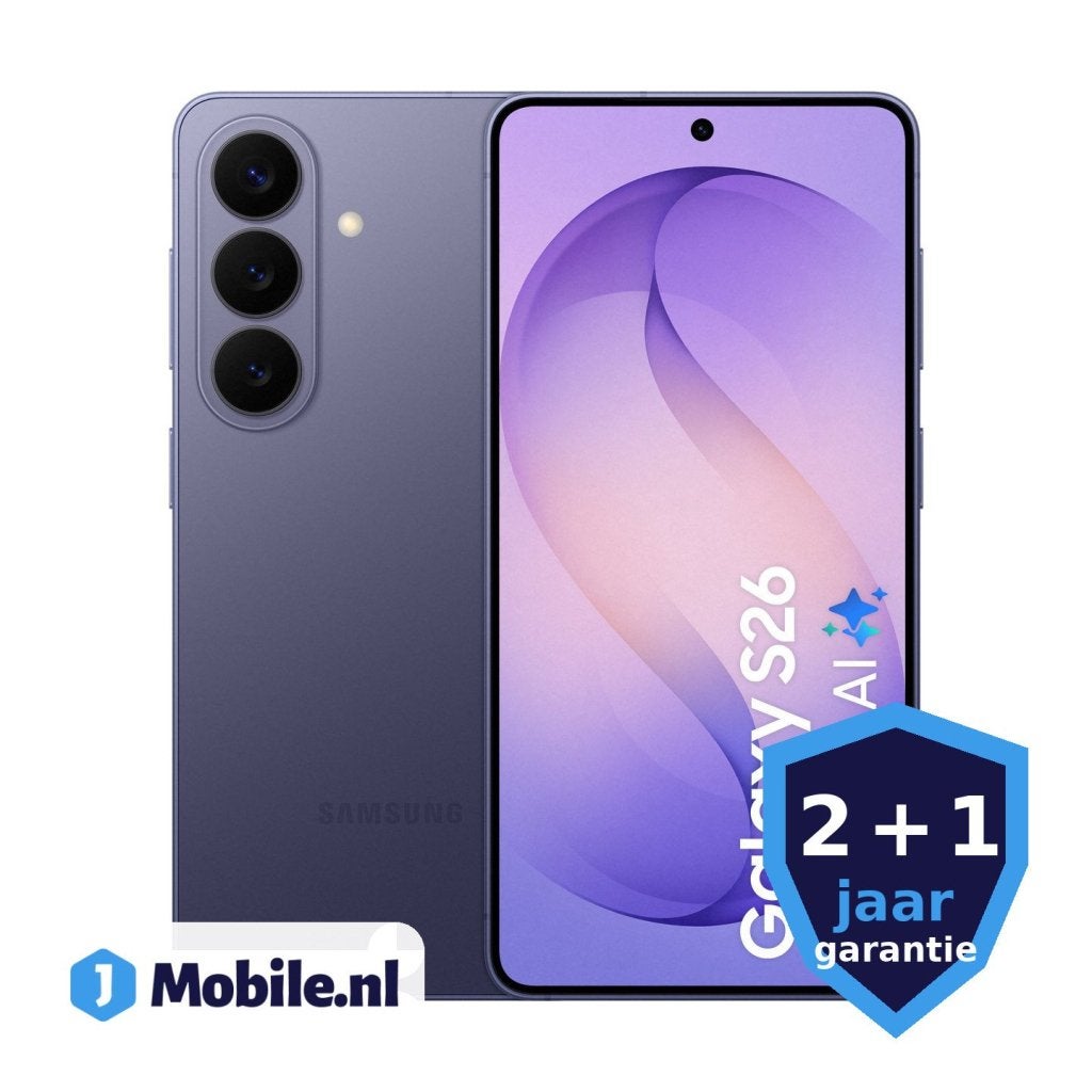 Samsung Galaxy S26 - 512GB - Cobalt Violet, Store.nl@samsung.com, Paars, Touchscreen, Nieuw