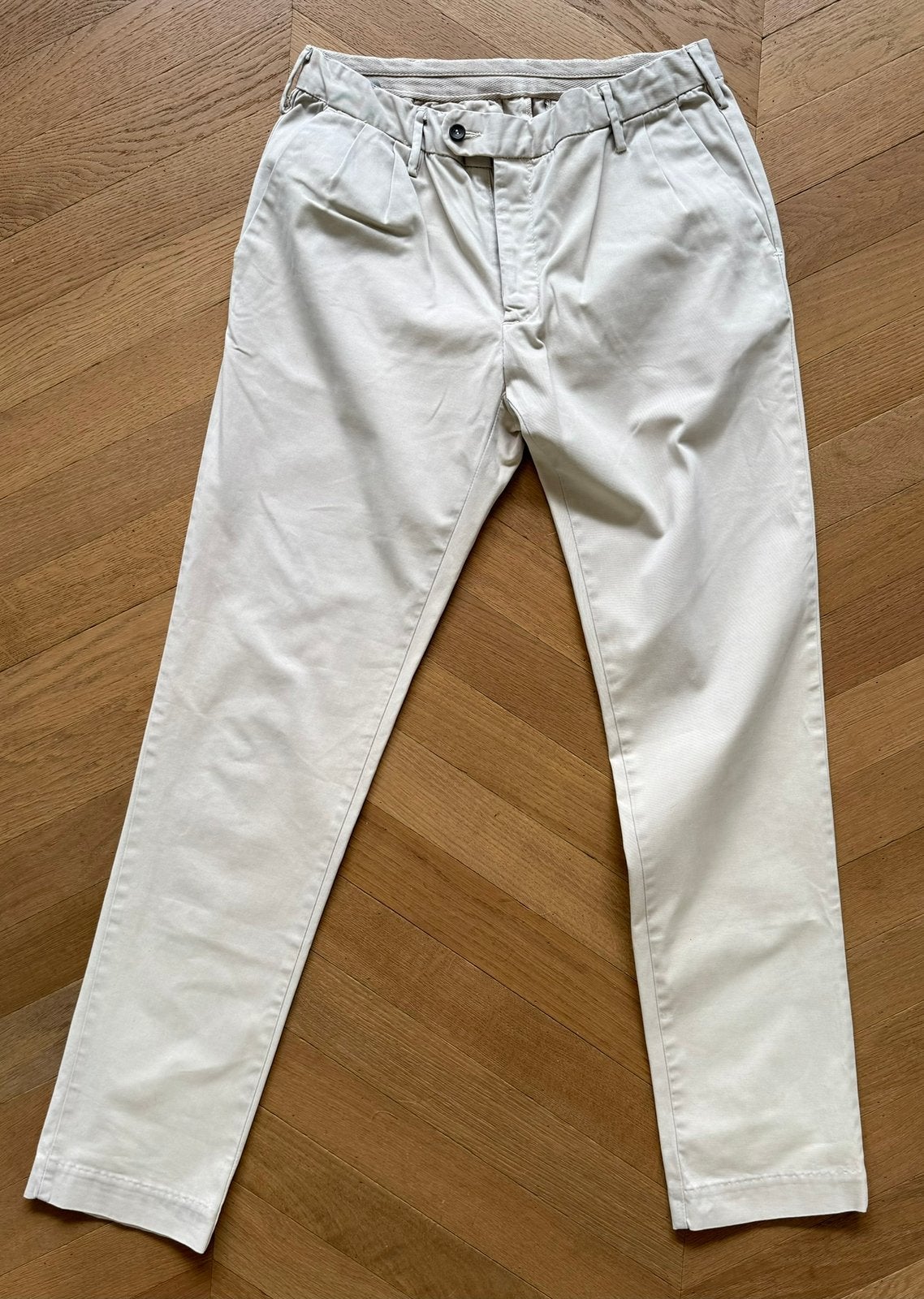 Myths chino maat 46 crème wit, Ophalen of Verzenden, Gedragen, Maat 46 (S) of kleiner, Wit