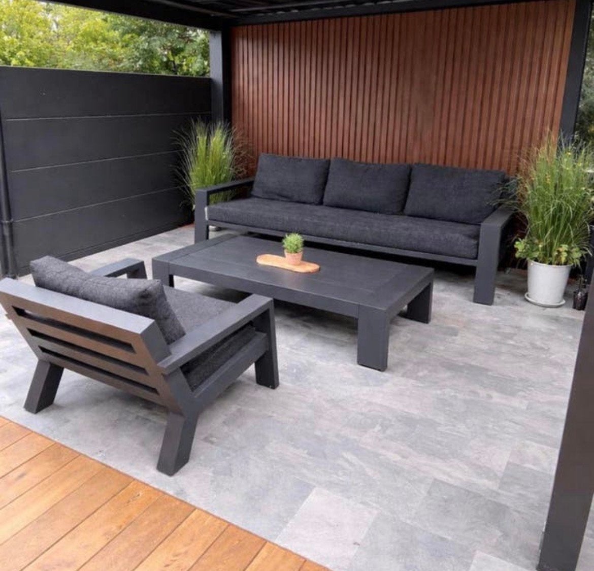 Borek Viking tuinset, Tuin en Terras, Ophalen, Zo goed als nieuw, Aluminium