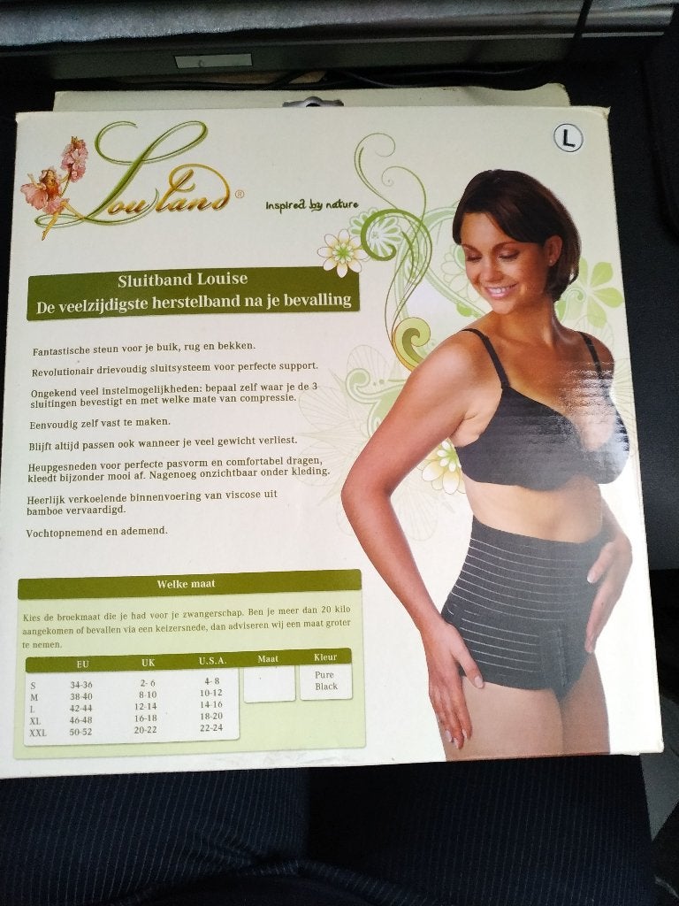 Motherwear Sluitband Louise Zwart L, Maat 42/44 (L), Nieuw, Ophalen of Verzenden, Zwart