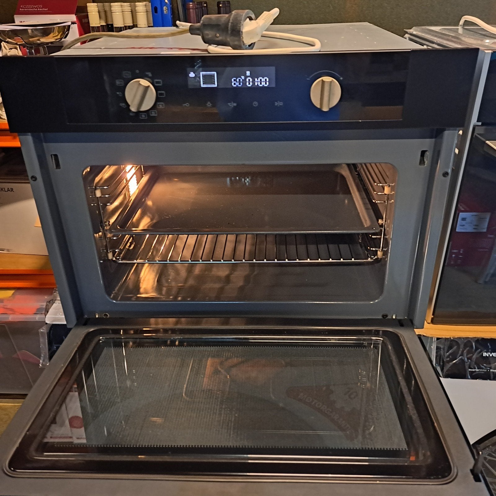 Pelgrim MAC524RVS - Inbouw Oven met Magnetronfunctie - MAT, Ophalen, Minder dan 45 cm, Pelgrim, Inbouw