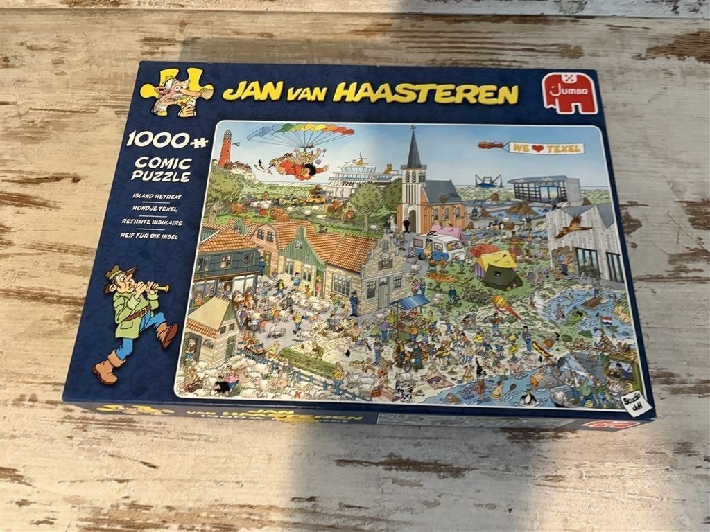 Jan van Haasteren - Rondje texel - 1000 stuks - s2067, Verzenden, 500 t/m 1500 stukjes, Zo goed als nieuw