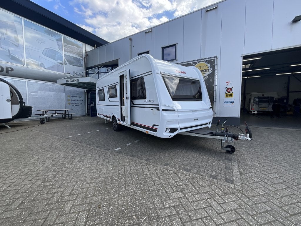 Dethleffs Nomad 510 LE MOVER-AIRCO-LUIFEL, Standaardzit, Bedrijf, Tot en met 4, 2 aparte bedden