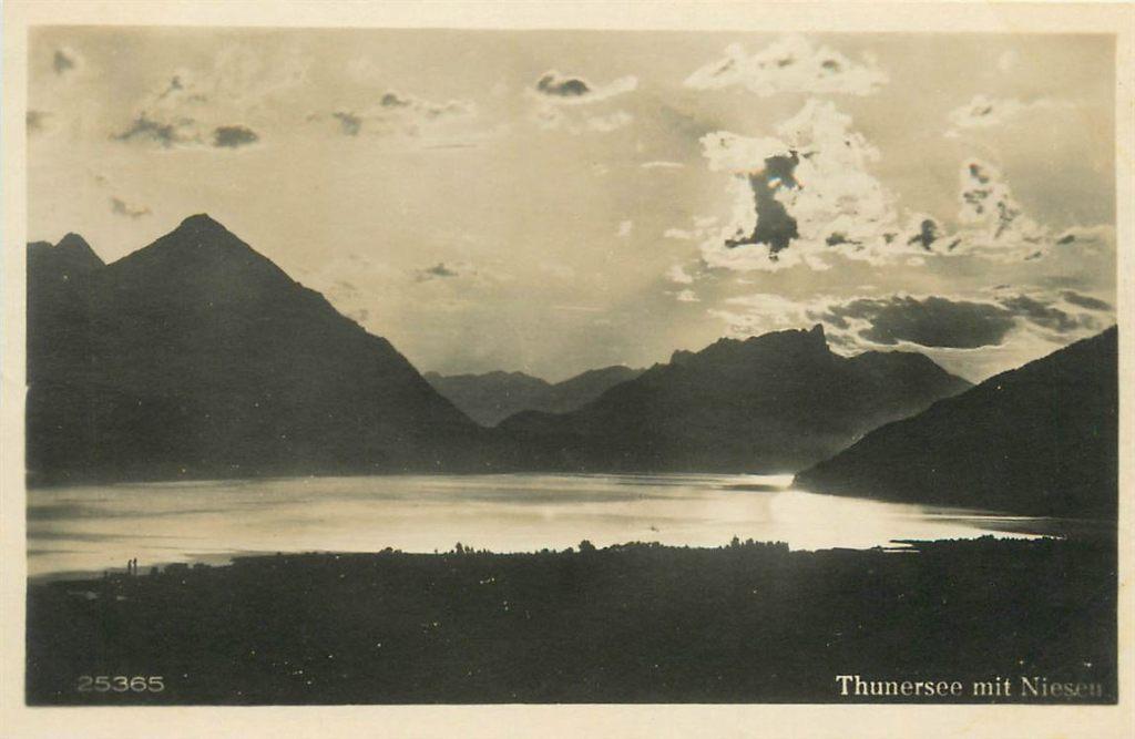 701-457-033 Thunersee Niesen, Verzenden, Voor 1920, Overig Europa