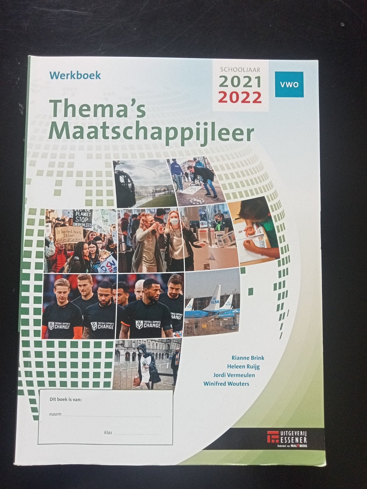 Werkboek Thema's Maatschappijleer VWO 2021-2022, Gelezen, VWO, Ophalen of Verzenden, Maatschappijleer