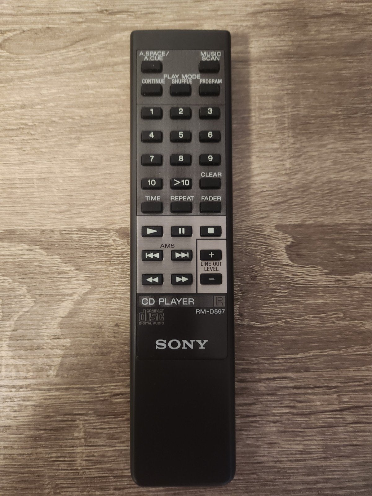 Sony RM-DS97 CD Speler Afstandsbediening, Ophalen of Verzenden, Gebruikt, Origineel, Mediaspeler