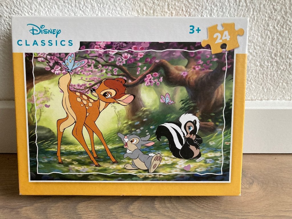Disney Bambi puzzel, Ophalen of Verzenden, 10 tot 50 stukjes, Zo goed als nieuw, 2 tot 4 jaar