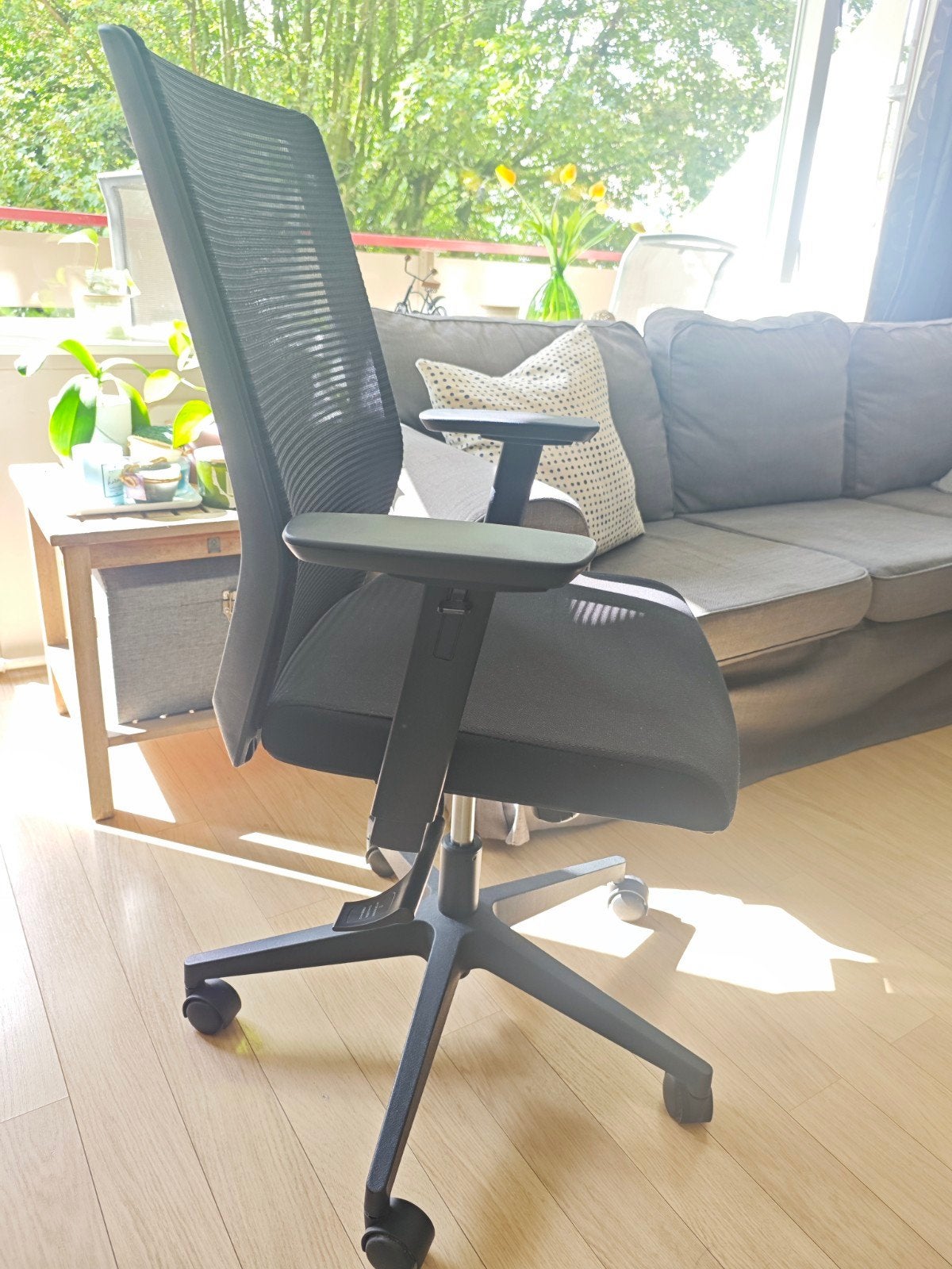 Ergonomische bureaustoel - Zwart, Ophalen, Zwart, Zo goed als nieuw, Bureaustoel