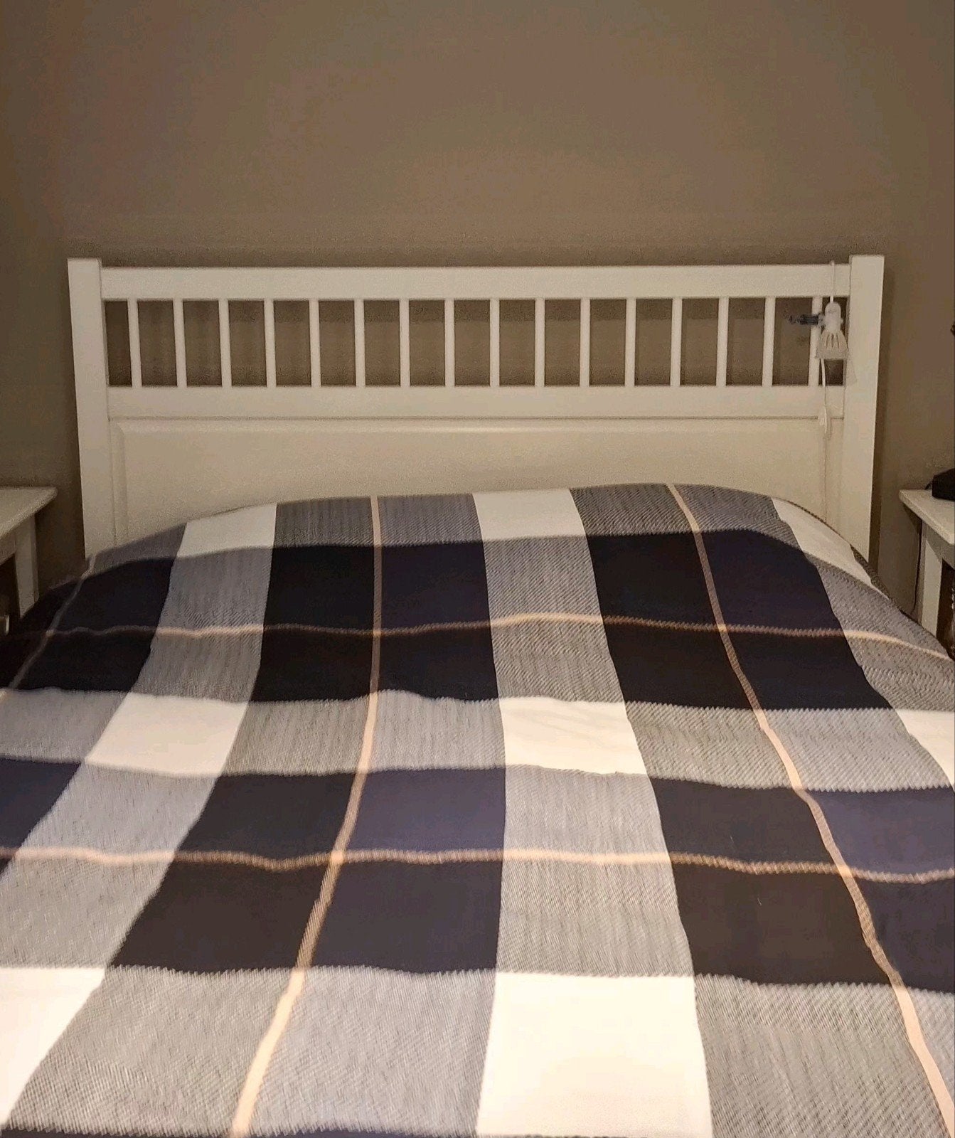 IKEA Hemnes ombouw bed 160x200 cm, Huis en Inrichting, Ophalen, Gebruikt, Wit, Tweepersoons