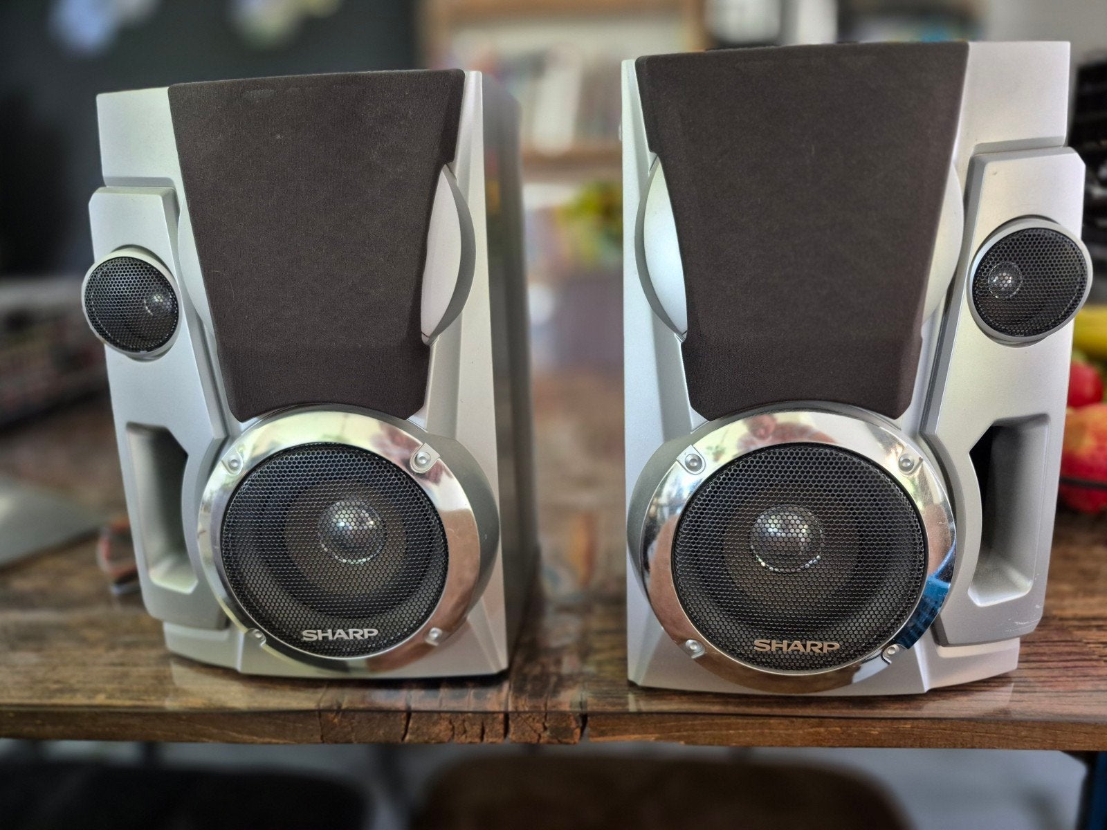 Sharp Stereo Speakerset - Gebruikt, Ophalen, Gebruikt, Stereo speakers