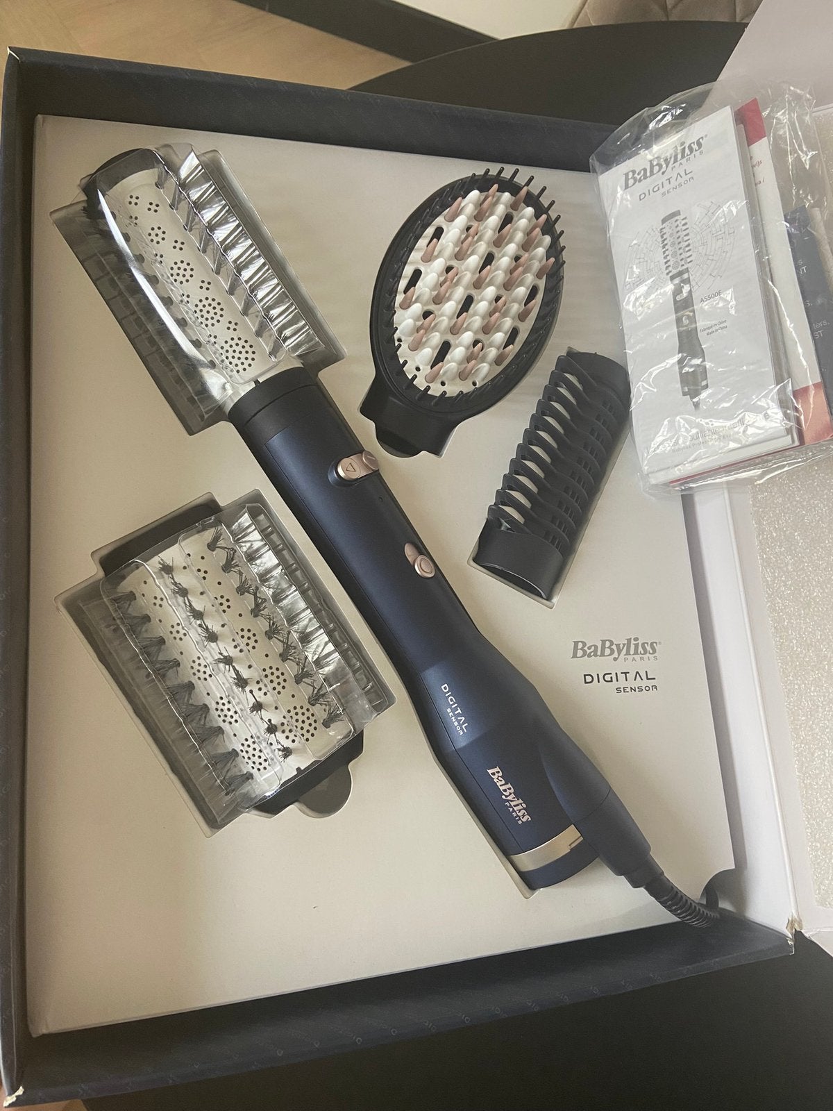 Babyliss Roterende Föhnborstel Set Digital Sensor, Ophalen, Zo goed als nieuw, Haarverzorging