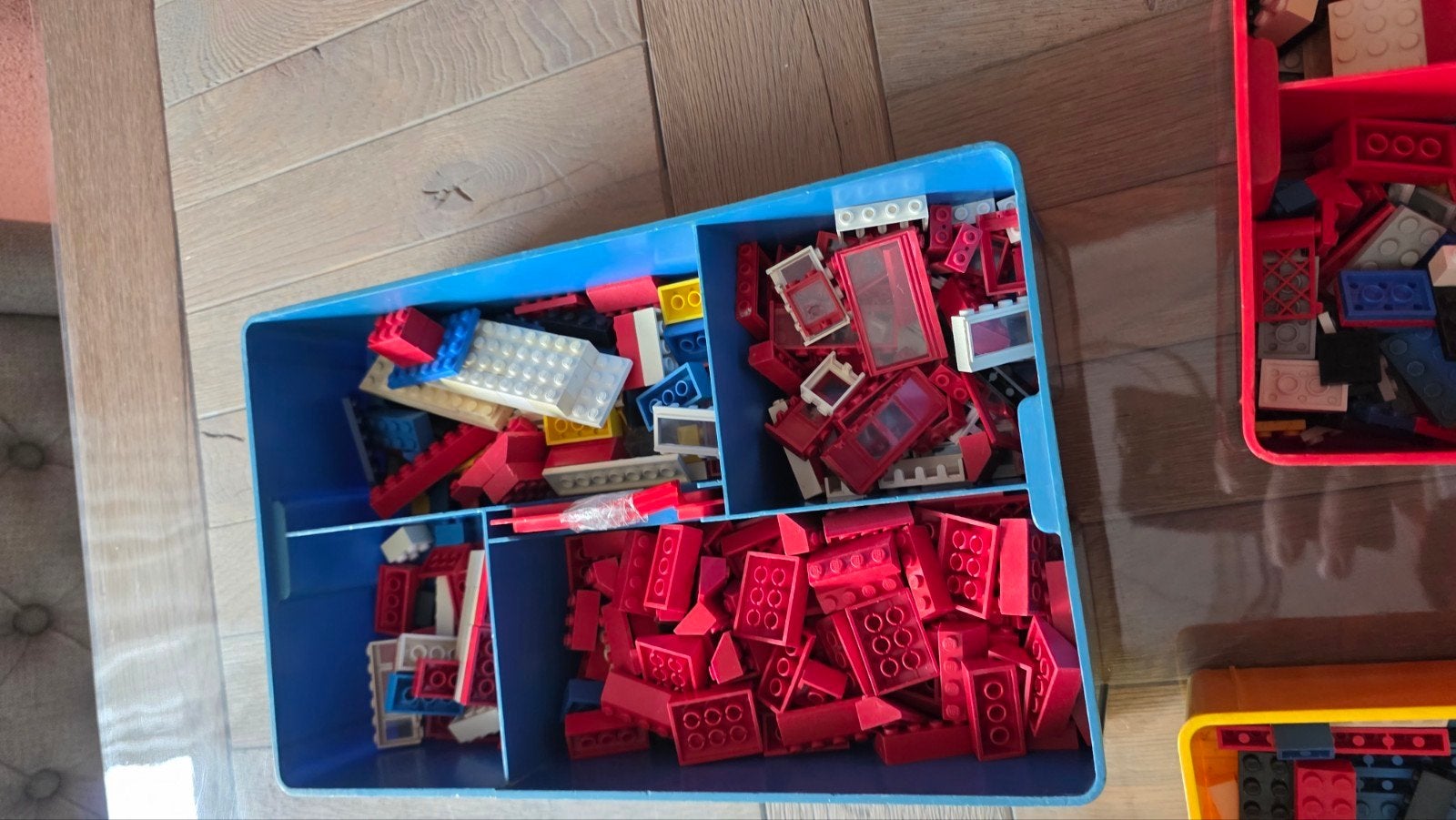 Grote partij LEGO stenen met grondplaten en opbergboxen, Ophalen, Gebruikt, Inclusief extra onderdelen, Lego