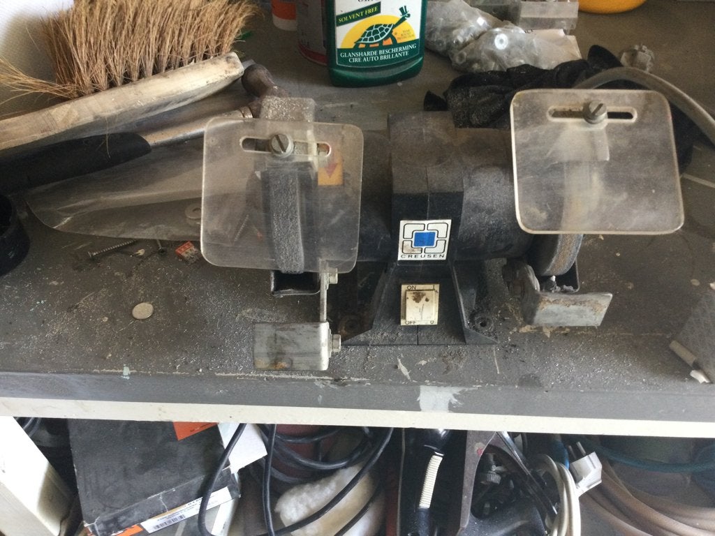 Slijpsteen machine, Ophalen, Gebruikt, Minder dan 700 watt, Werkbankslijpmachine