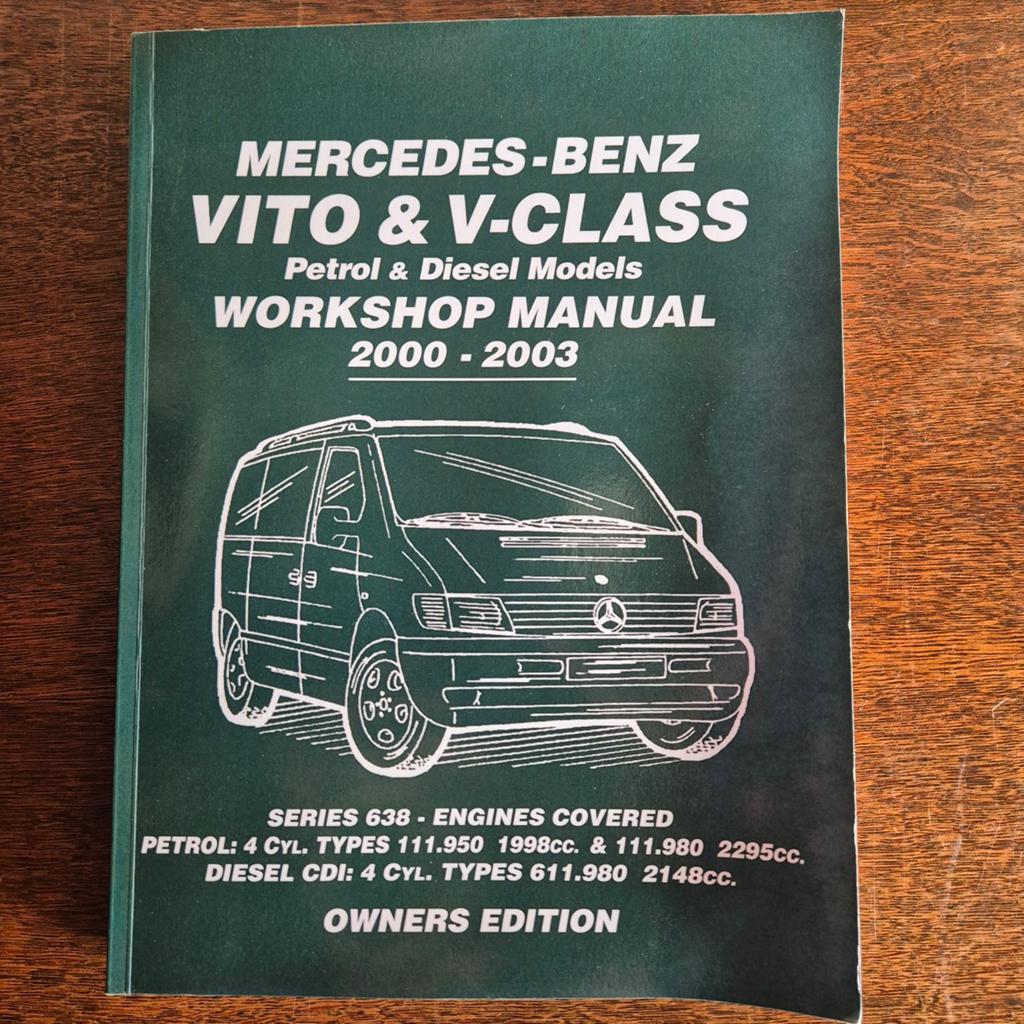 Mercedes-Benz Vito & V-Klasse Werkplaatshandboek 2000-2003, Ophalen of Verzenden, Gelezen, Mercedes, Brooklands Books