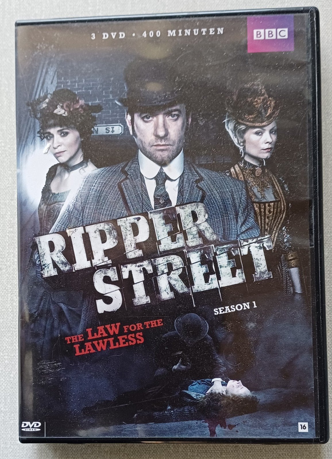 Ripper Street - Seizoen 1 (3 DVD Boxset), Vanaf 16 jaar, Seizoen 1, Misdaad, Nederlands