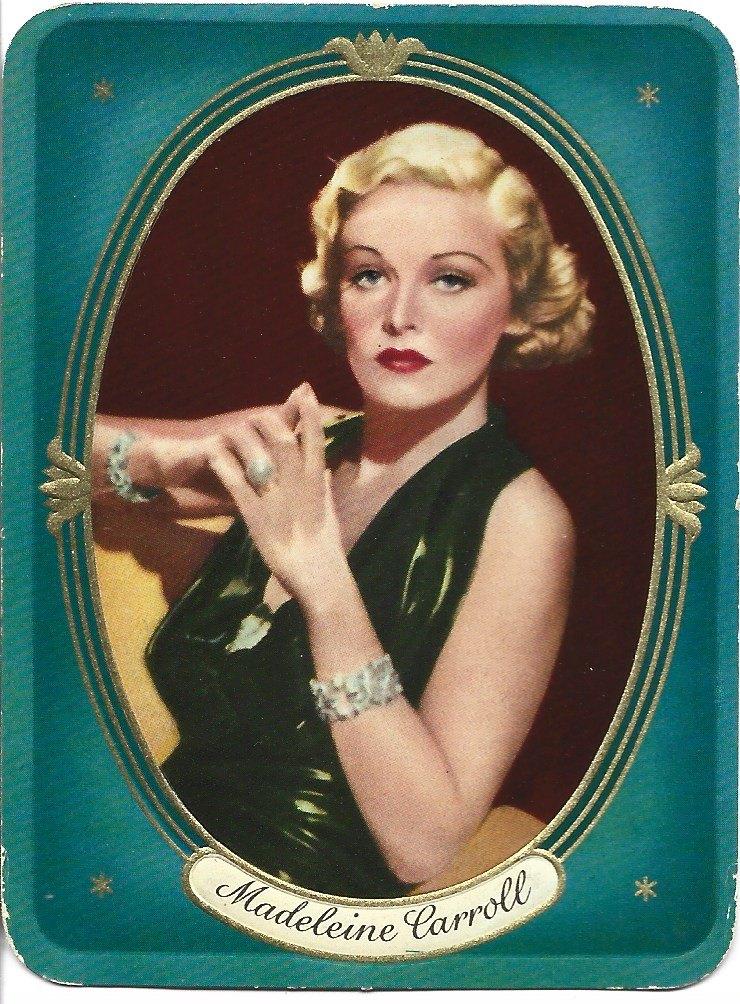 Film Lieblinge Passion Kaart nr 47 Madeleine Caroll *1937, Ophalen of Verzenden, 1920 tot 1940, Ongelopen, Sterren en Beroemdheden