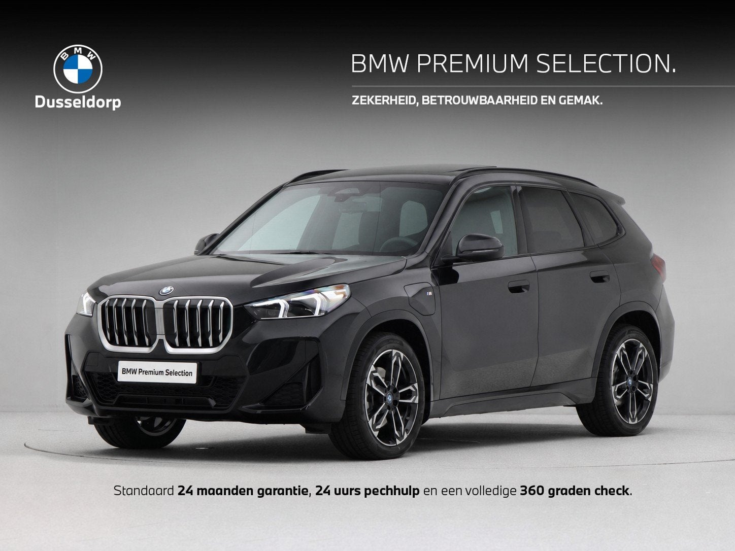 BMW X1 xDrive25e M-Sport SoH 96% (bj 2024, automaat), Auto's, Dealer onderhouden, Gebruikt, Met garantie (alle), Overige brandstoffen