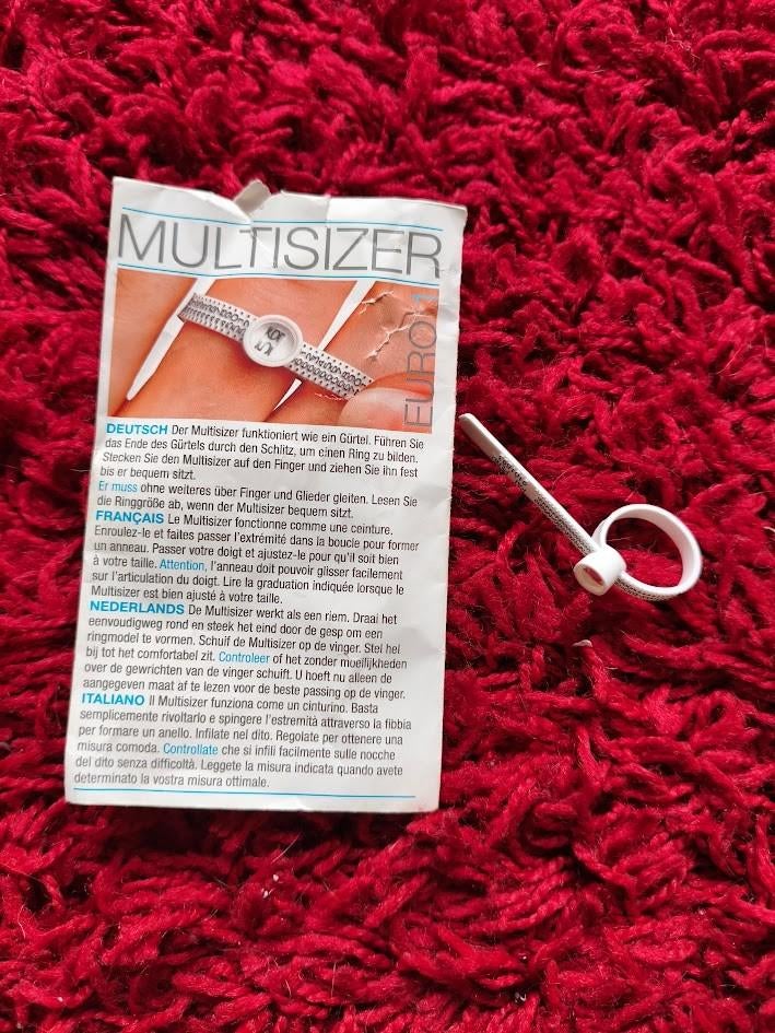 Multisizer ring EU, Ophalen of Verzenden, Zo goed als nieuw