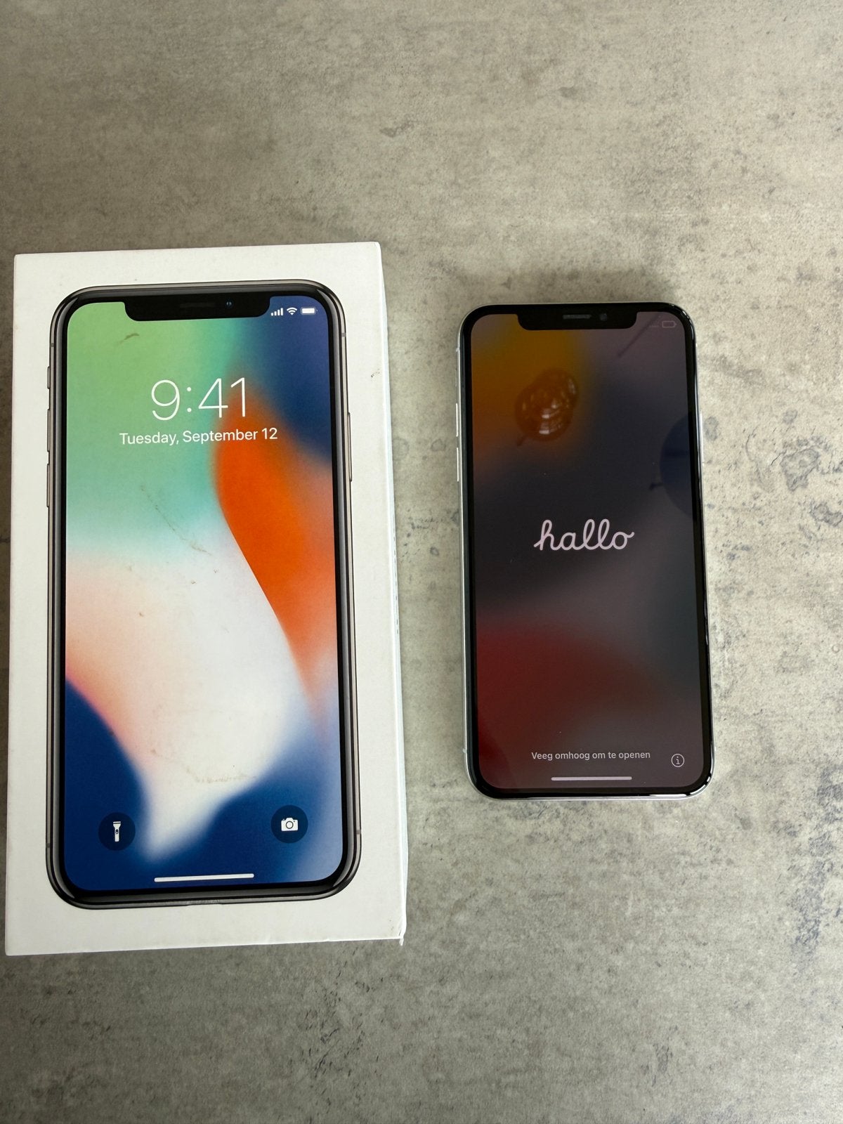 Iphone X zilver, 64GB, Telecommunicatie, Mobiele telefoons | Apple iPhone, Ophalen, Zo goed als nieuw, Zilver, 64 GB