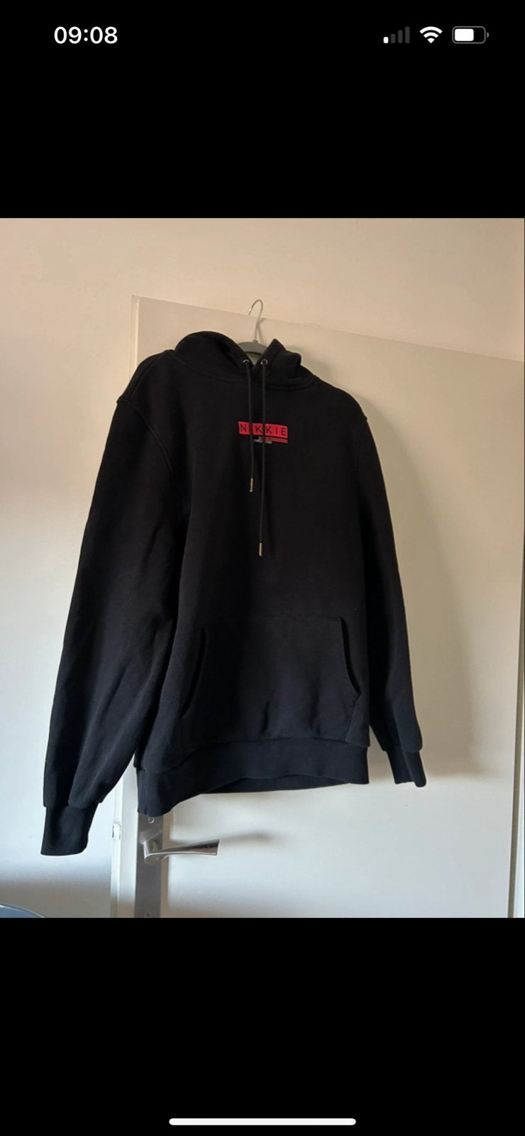 Nikkie trui hoodie maat L, Ophalen of Verzenden, Zo goed als nieuw, Maat 38/40 (M), Zwart