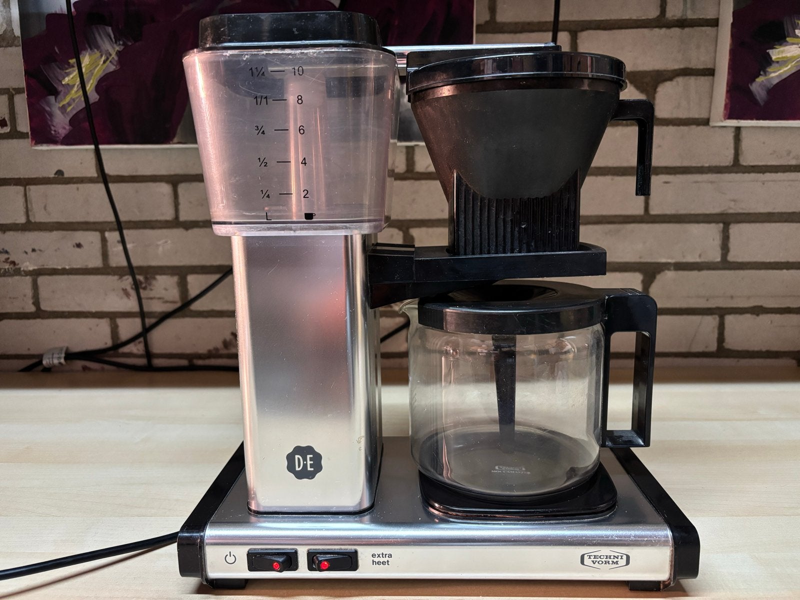 Moccamaster Technivorm Koffiezetapparaat - Gebruikt, Witgoed en Apparatuur, Koffiezetapparaten, Gebruikt, 10 kopjes of meer, Koffiemachine