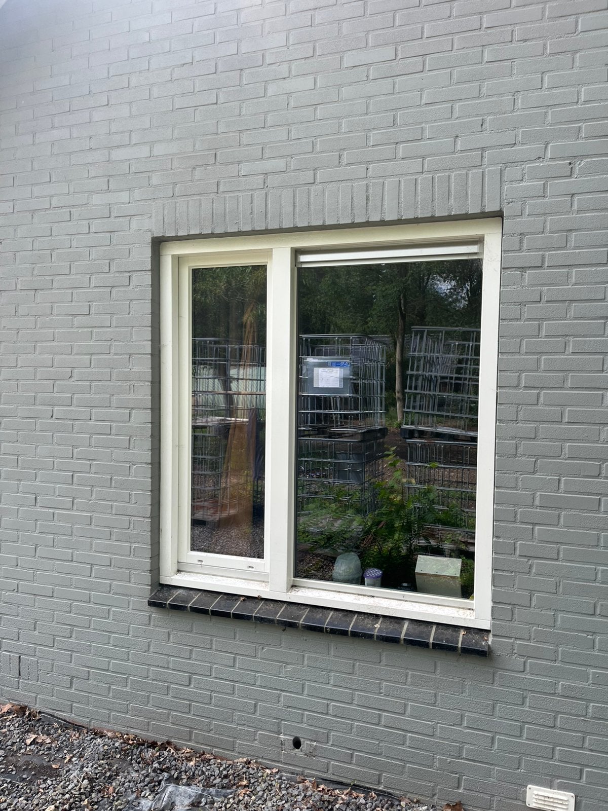 2 stuks Gebruikt gevelraam met dubbelglas - 170x160 cm, Gevelraam of Ruit, Gebruikt, Dubbelglas, 160 cm of meer