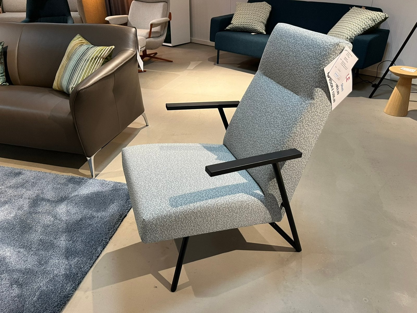 Fauteuil Mr. Shell Havee, Ophalen, Nieuw, 75 tot 100 cm, Stof